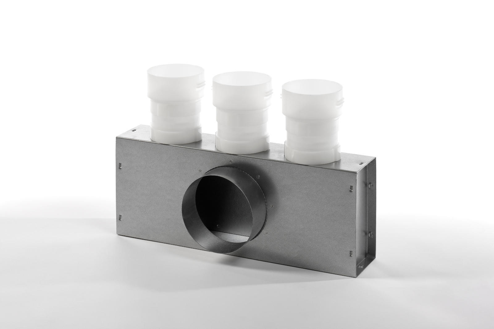 Nilair Zuluft / Abluftkasten 1 X d=125mm / 3 X 75mm | Nilan ...